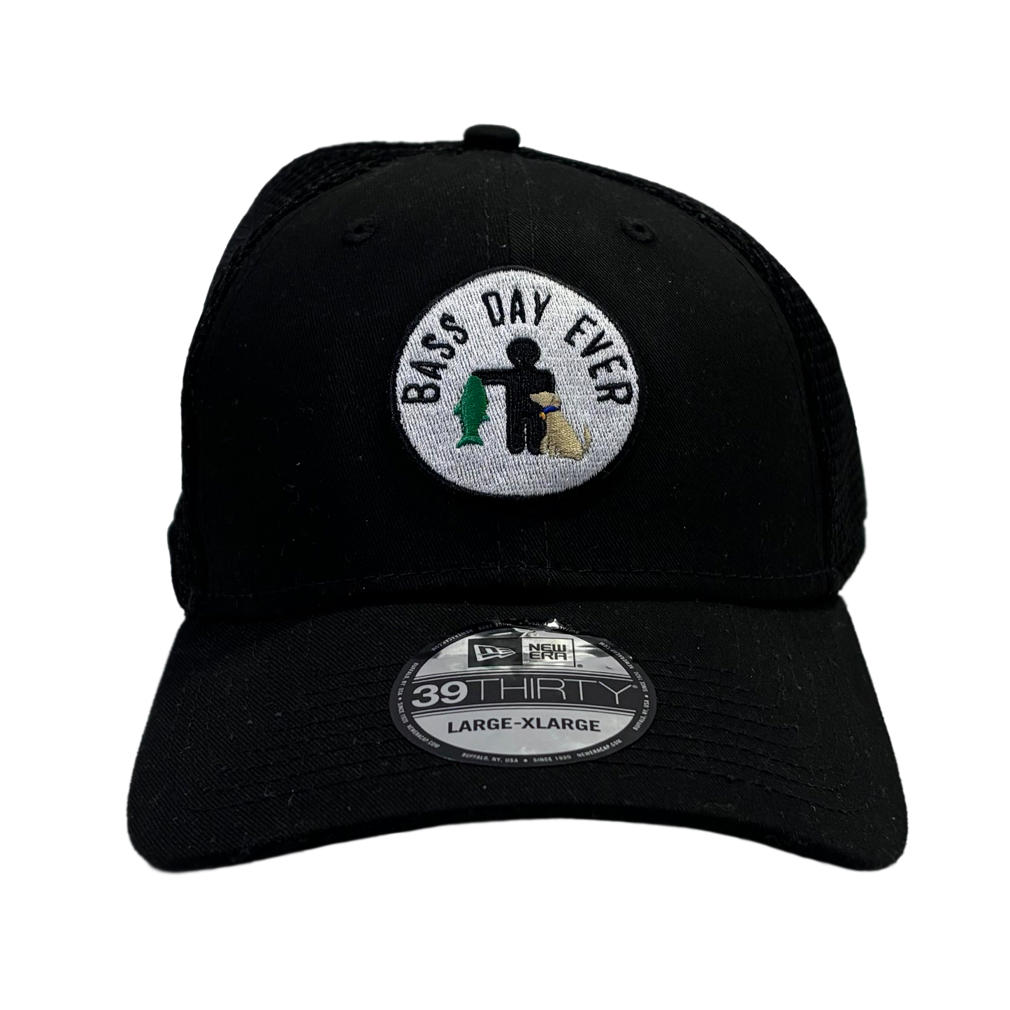Cap with green bass patch - Bass Day Ever