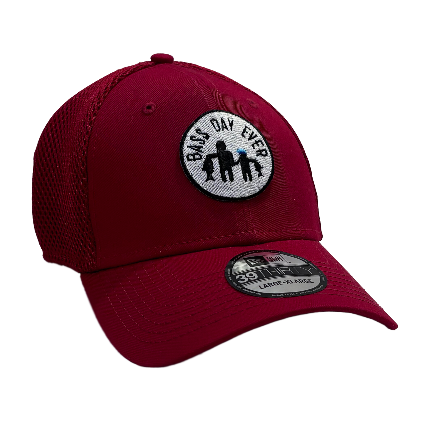Cap with Patch - Red - Father, Son