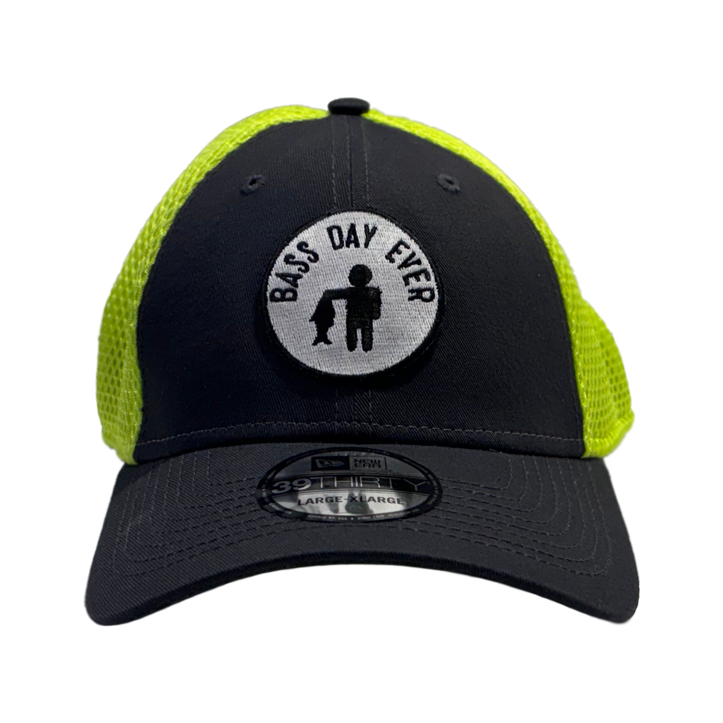 Bass Day Ever Green and Black Cap with Black Patch