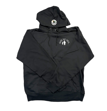 Black Hoodie / Embroidered Patch